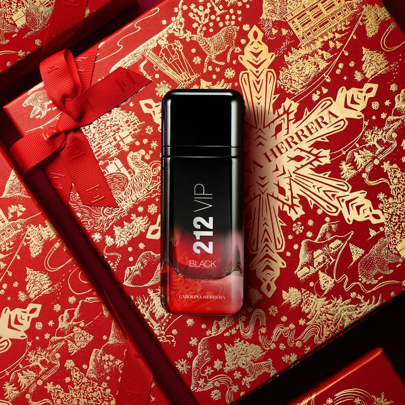 Carolina Herrera 212 Vip Black 100 Ml Edp Y Gel De Ducha 100 Ml - Farmacias Arrocha