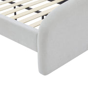 Cama tapizada Twin con respaldar curvo - Farmacias Arrocha