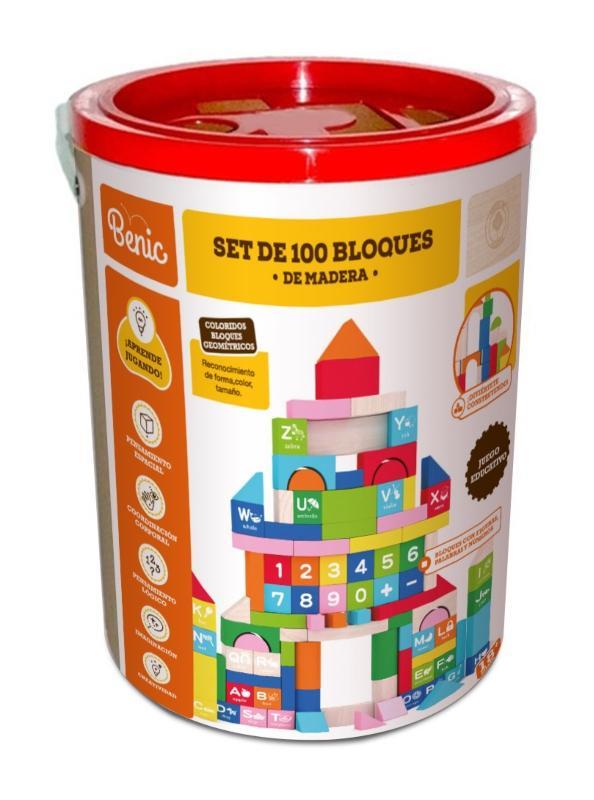 Benic Set De 100 Bloques De Madera - Farmacias Arrocha