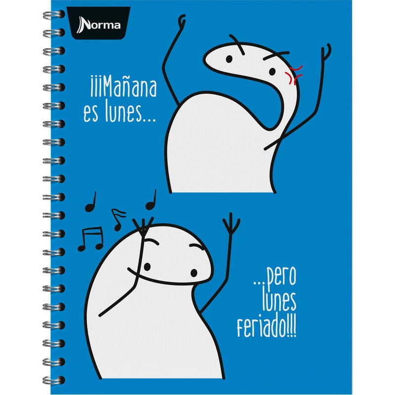 Norma Libreta Doble Espiral Grande Flork 5 Materials - Farmacias Arrocha