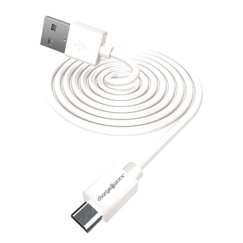 Chargeworx Sync & Charge Cable Micro-Usb White - Farmacias Arrocha
