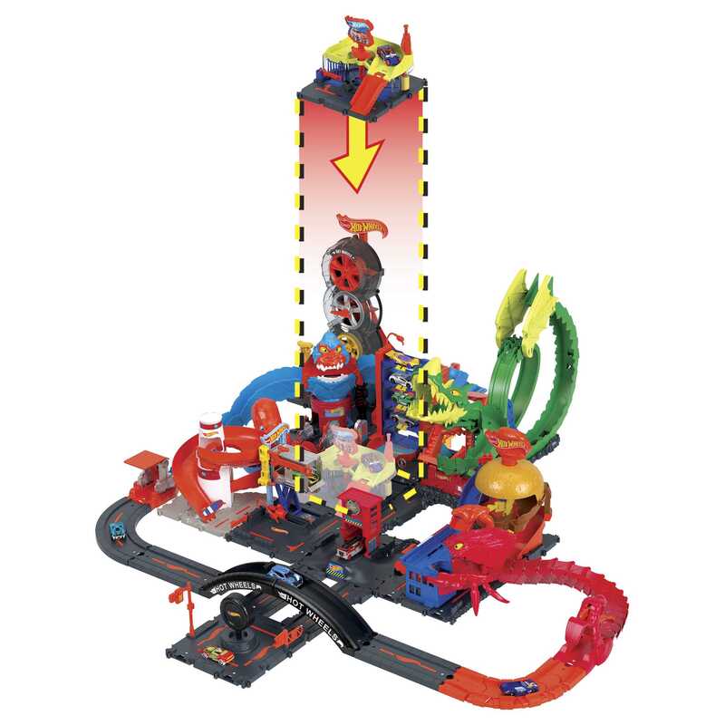 Hot Wheels City Pista De Juguete Autolavado De La Ciudad - Farmacias Arrocha