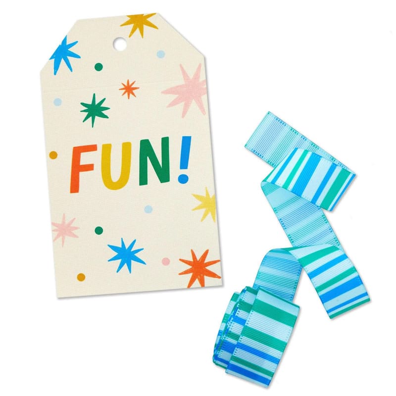 Hallmark Set Cinta Y Etiqueta De Regalo Fun - Farmacias Arrocha