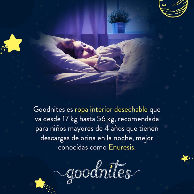 Ropa Interior Desechable Goodnites Niña Talla L 11U - Farmacias Arrocha