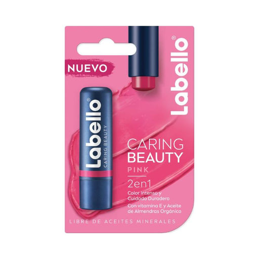 Labello Caring Pink 12/4.8G - Farmacias Arrocha
