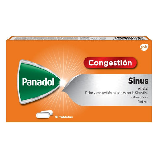 Panadol Allergy Sinus 16 Caplets - Farmacias Arrocha
