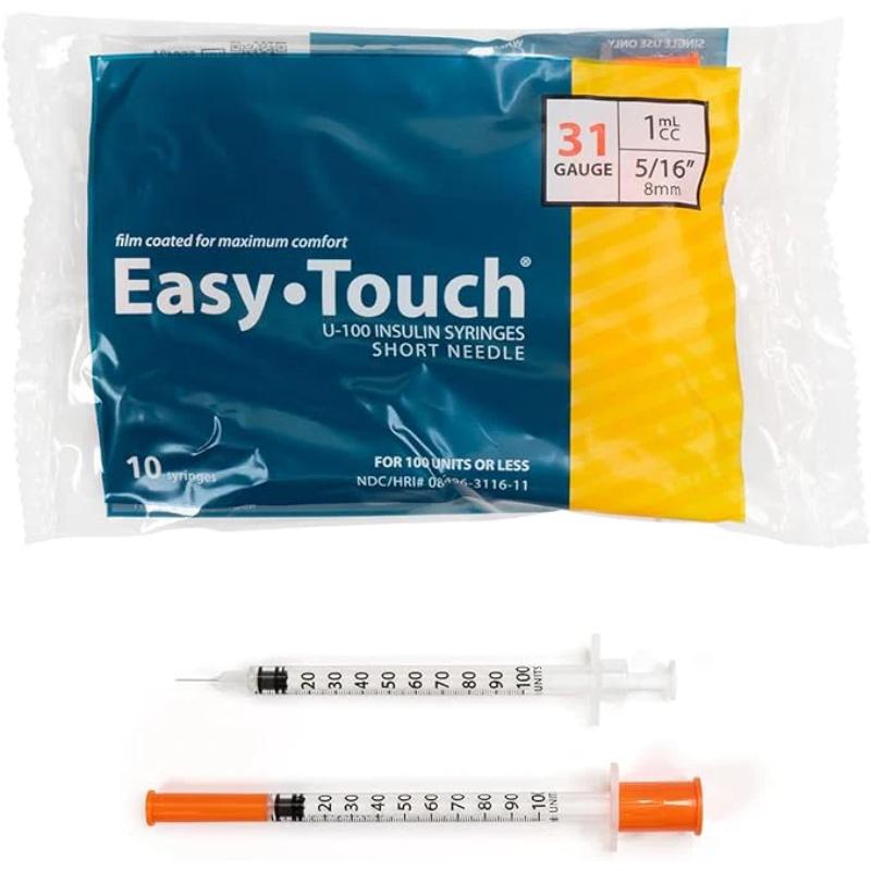 Easytouch Insulin Syringe 31G 1Cc 5 16In 10U - Farmacias Arrocha