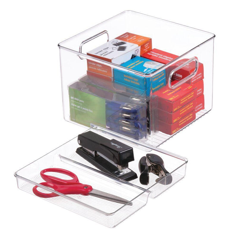 iDesign Canasta Y Bandeja Para Nevera 8" X 8" X 6" - Farmacias Arrocha