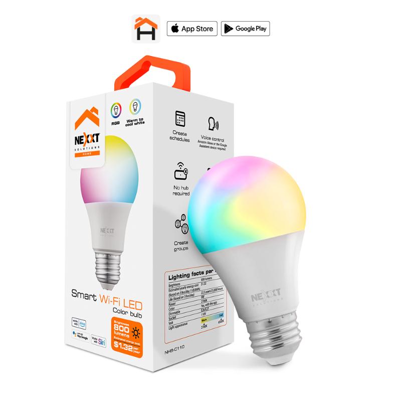 Nexxt Nhb - C110 Smart Led Bulb Rgb - Farmacias Arrocha