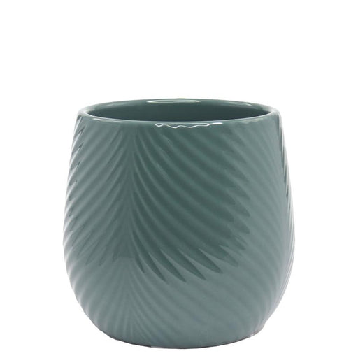 Pote De Ceramica Blue Grey 15.5 x 16cm - Farmacias Arrocha