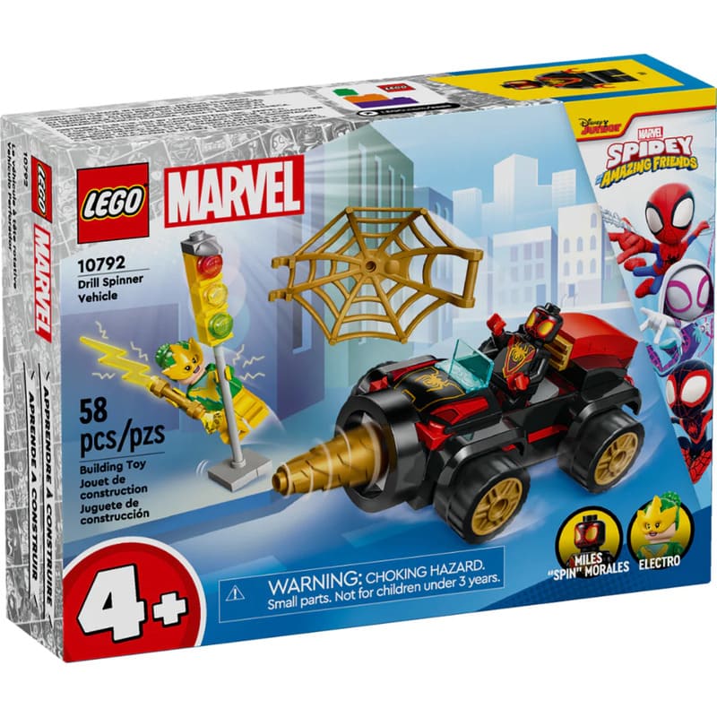 Lego Marvel Spidy Y Sus Amigos Vehículo Perforador - Farmacias Arrocha