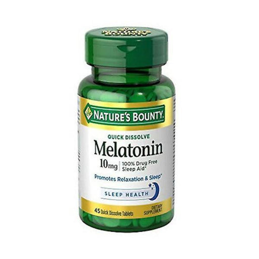 Nature's Bounty Melatonin Dslv . 10 Mg 45 Quick dissolve tablest - Farmacias Arrocha