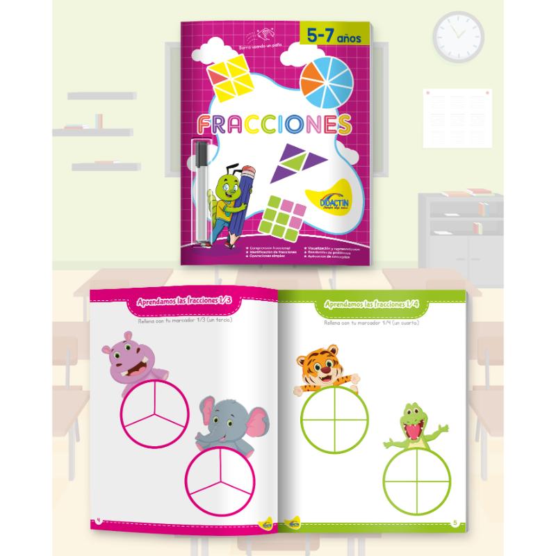 Didactin Libro Laminado Fracciones - Farmacias Arrocha