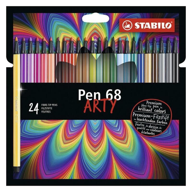 Stabilo Pen 68 Arty Estuche 24 1 - Farmacias Arrocha