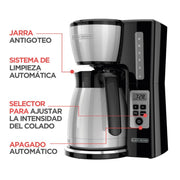 Cafetera B+D Digital Programable 12 taza - Farmacias Arrocha