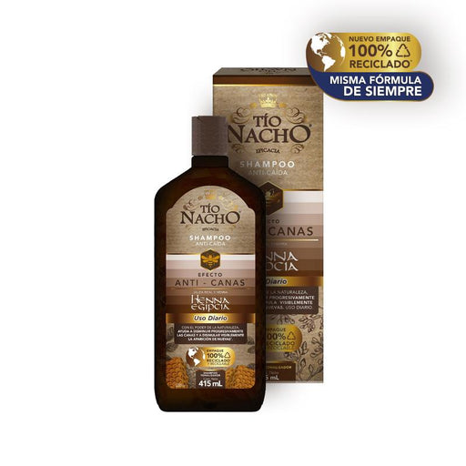 Tío Nacho Shampoo Sustentable Henna Glbâ  415Ml/12 - Farmacias Arrocha