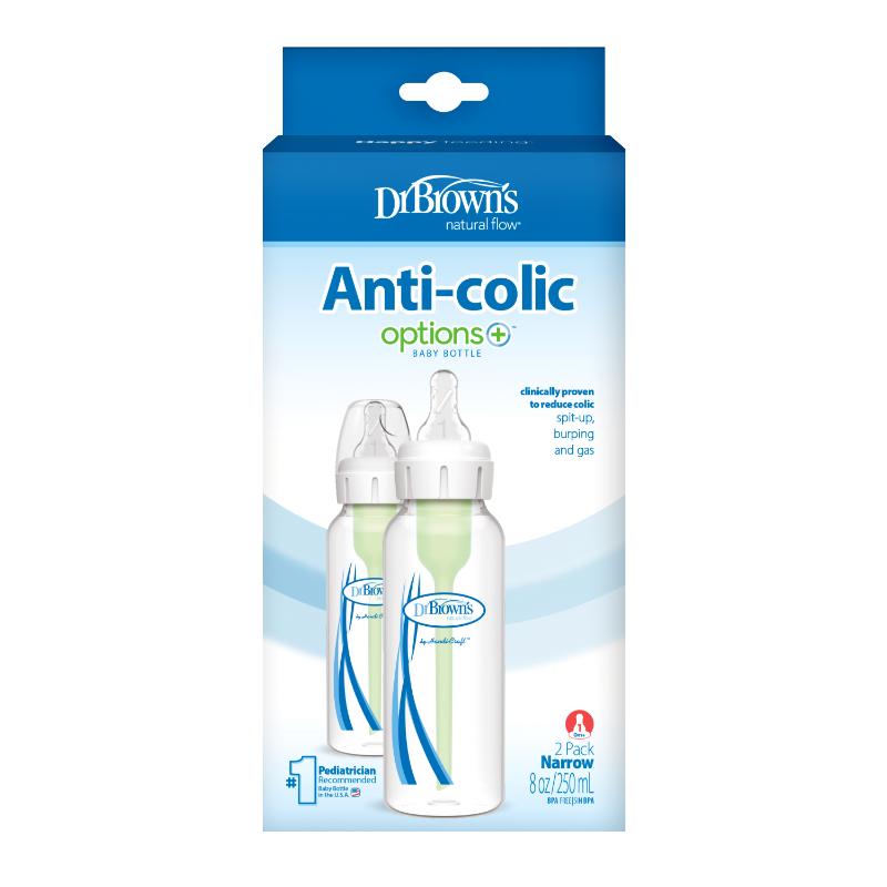 Dr Brown'S Set 2 Biberón Anti Cólico Cuello Estrecho 8oz A - Farmacias Arrocha