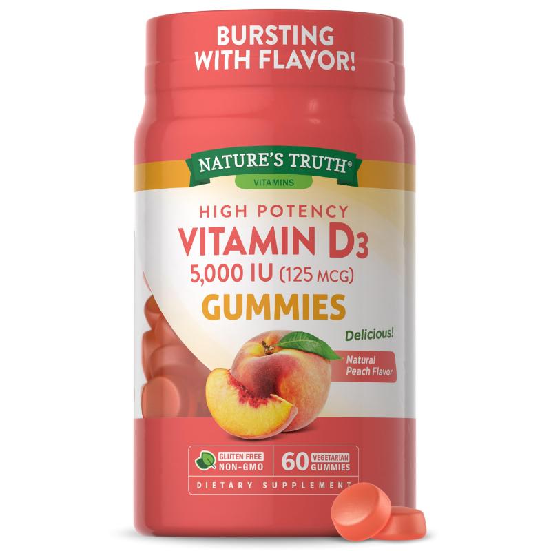 Nature'S Truth D5000 Iu 125 Mcg 60 Caps - Farmacias Arrocha