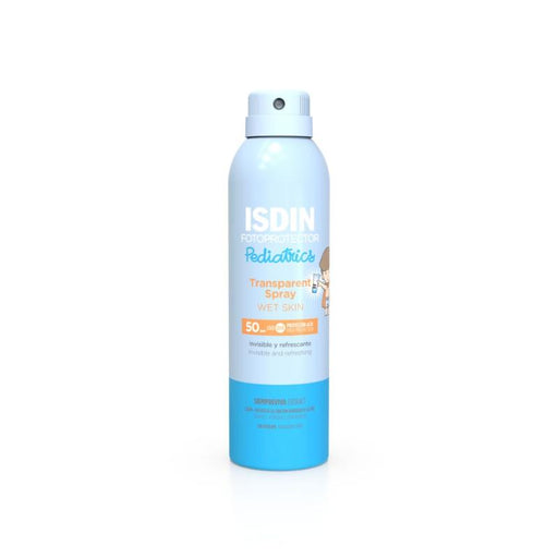 Isdin Fotoprotector Transparent Spray Wet Skin Spf50 250Ml - Protector Solar Corporal Para Niños - Farmacias Arrocha