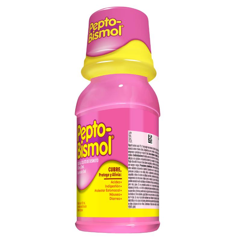 Pepto - Bismol Suspensión Sabor Original 118 Ml - Alivio Para El Malestar Estomacal - Farmacias Arrocha