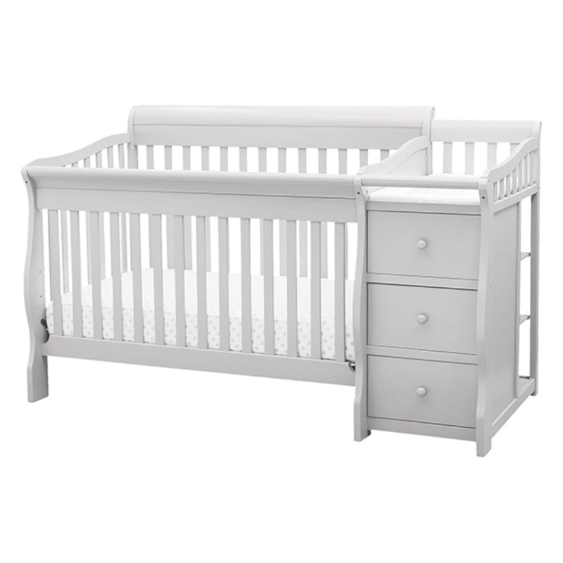 Pecora 5 In 1 Convertible Crib White - Farmacias Arrocha