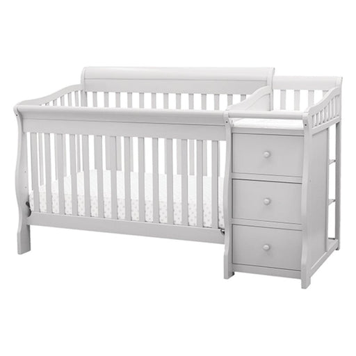 Pecora 5 In 1 Convertible Crib White - Farmacias Arrocha