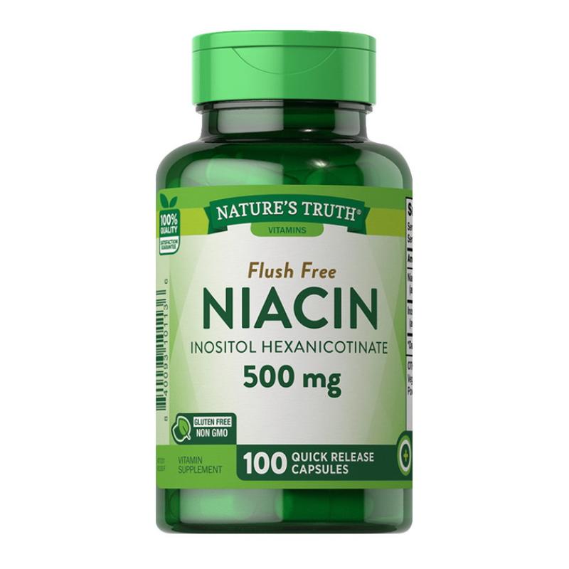 Nature'S Truth Flush Free Niacin 500Mg 100 Caps - Farmacias Arrocha