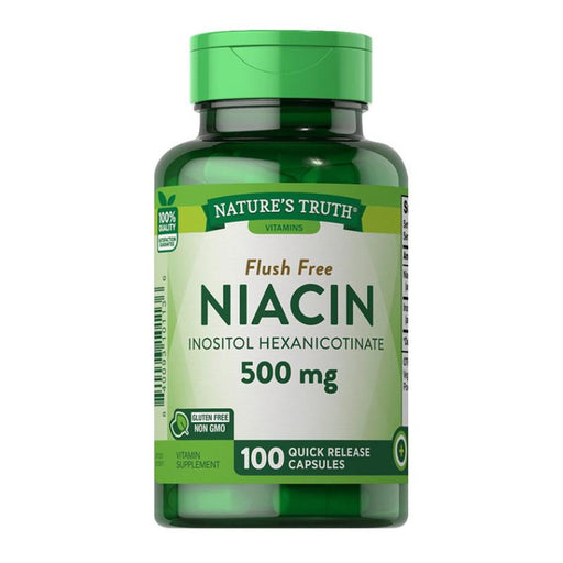 Nature'S Truth Flush Free Niacin 500Mg 100 Caps - Farmacias Arrocha