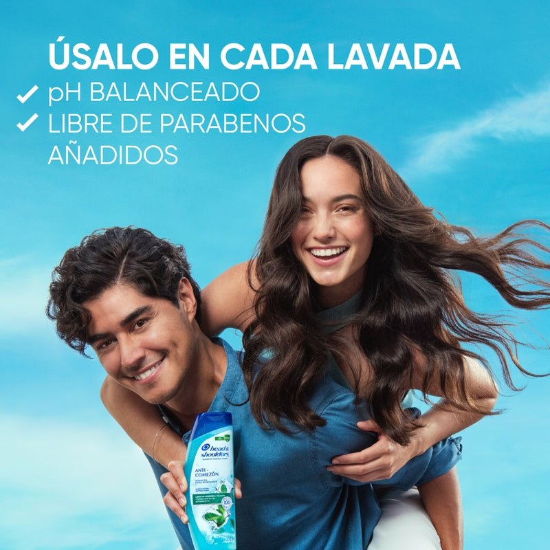 Shampoo Control Caspa Head & Shoulders Anti - comezón 180 ml - Farmacias Arrocha