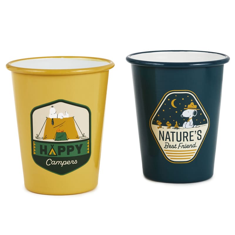 Hallmark Vasos para beber Peanuts® Beagle Scouts, juego de 4 - Farmacias Arrocha