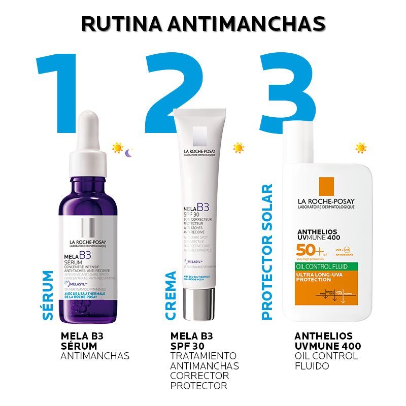 La Roche Posay Crema Facial Anti manchas Mela B3 SPF 30 40ml - Farmacias Arrocha