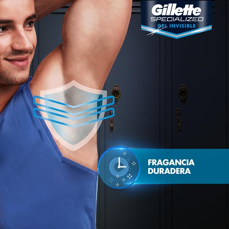 Gel Antitranspirante Gillette Specialized Cool Wave 45 g - Farmacias Arrocha