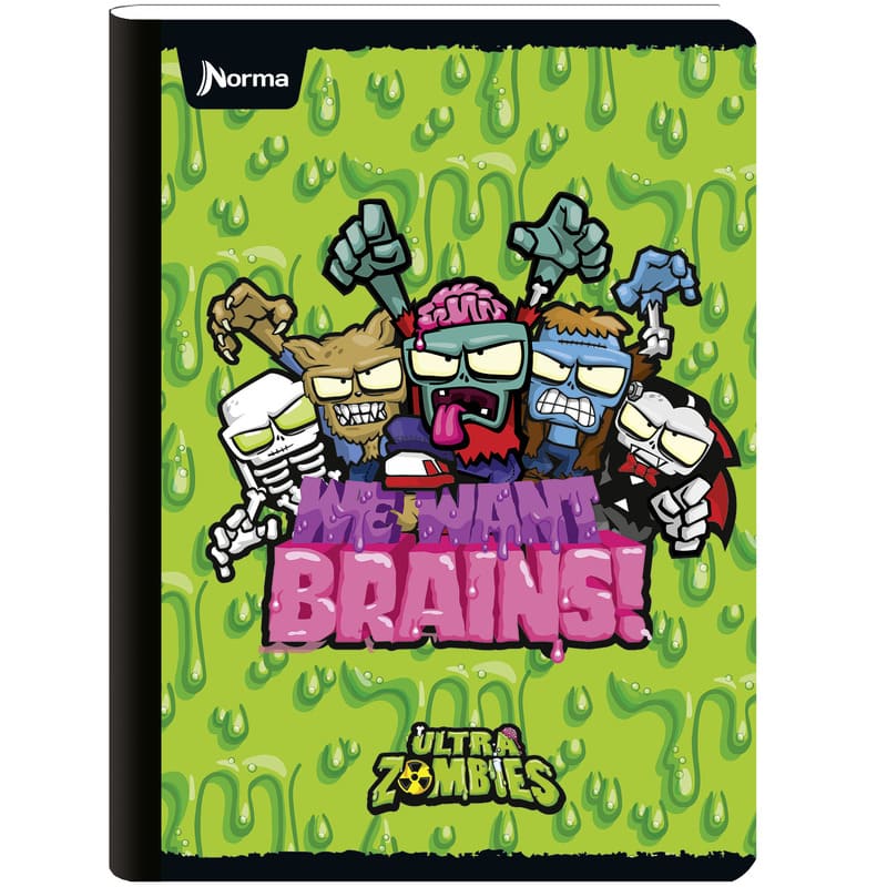 Norma Cuaderno Cosido Grande Doble Raya 200 Pag Ultrazombies - Farmacias Arrocha