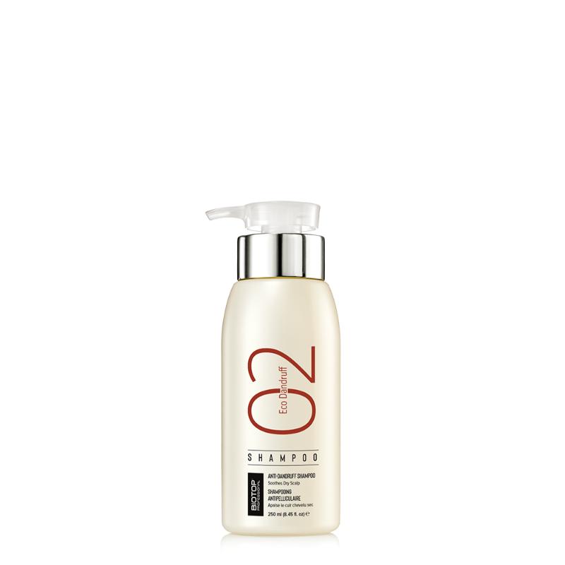 Biotop 02 - Eco Dandruff Shampoo 250Ml/8.45Oz - Farmacias Arrocha