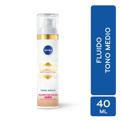 Nivea Face Flu Tono Medio 40Ml - Farmacias Arrocha