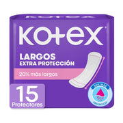 Protectores Diarios Kotex Largos 15U - Farmacias Arrocha