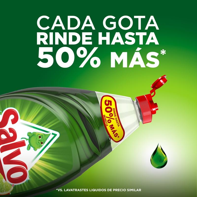 Lavaplatos Líquido Salvo Limón, 300ml - Farmacias Arrocha