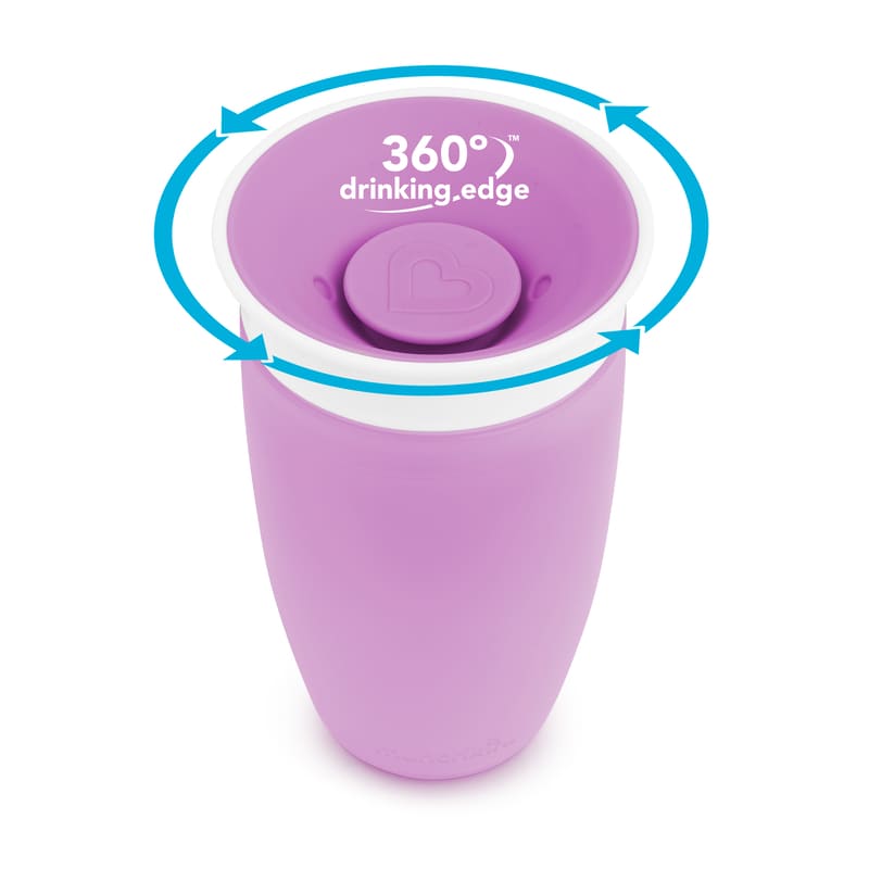 Munchkin Vaso 360 - 10Oz. Con Tapa - Farmacias Arrocha