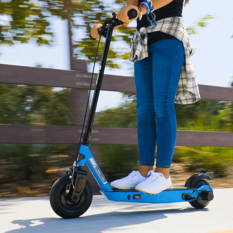 Razor Scooter Eléctrico E100 Black Label Azul - Farmacias Arrocha