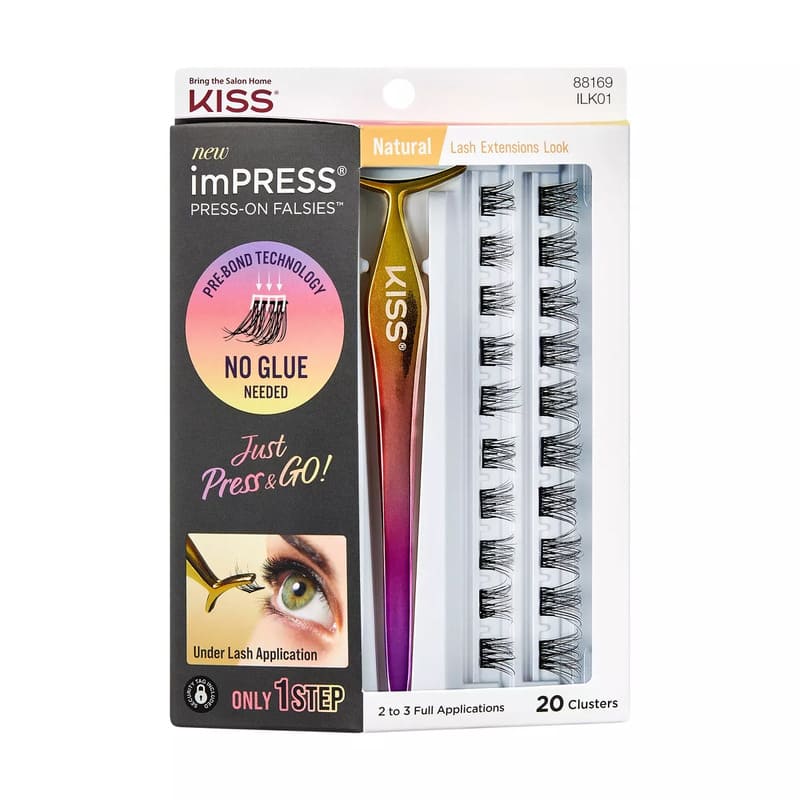 Kiss Set De Pestañas Postizas Impress Natural - Farmacias Arrocha