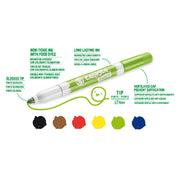 Carioca Fabric Maxi Box 6Pcs Felt Tip - Farmacias Arrocha