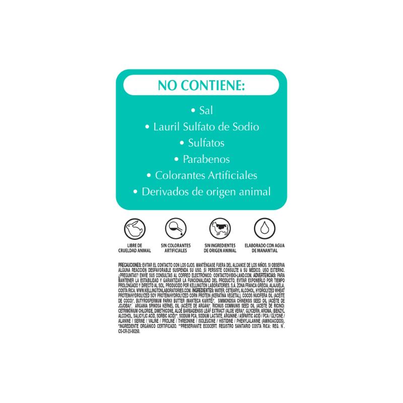 Bioland Acondicionador Lisos Sedosos Aceite de Keratina 400Ml - Farmacias Arrocha