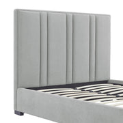 Cama con respaldar en líneas verticales Natural - Farmacias Arrocha