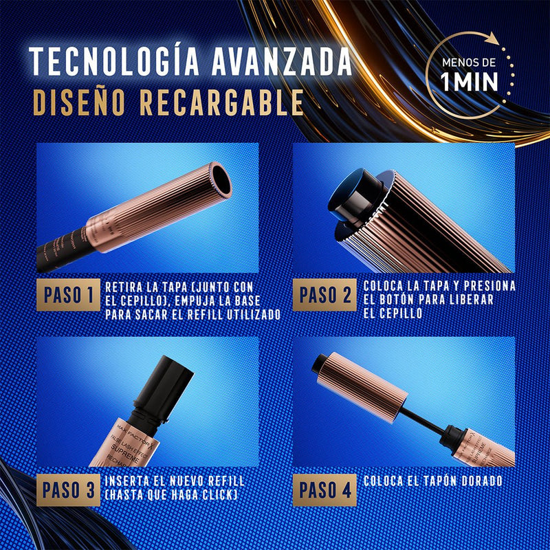 Max Factor Fle Supreme Recharge Mascara 9 ML - Farmacias Arrocha