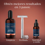Shampoo para barba King C. Gillette, 241ml - Farmacias Arrocha