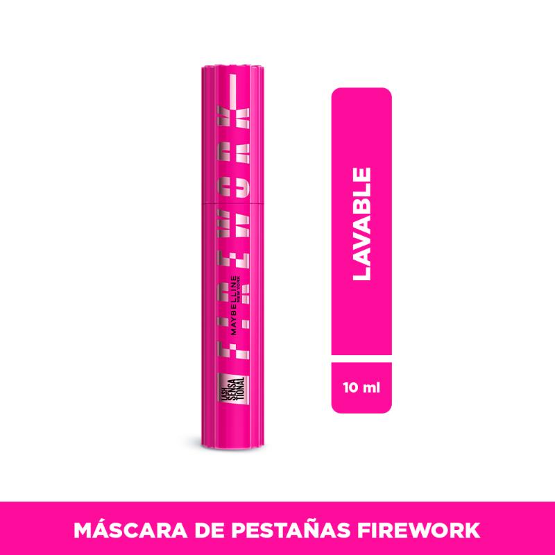 Máscara de pestañas Maybelline Lash Sensational Firework lavable - Farmacias Arrocha