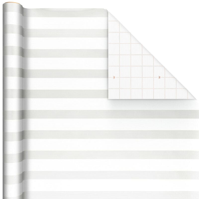 Hallmark Papel De Regalo Rayas Blancas Perladas 15Ft² - Farmacias Arrocha