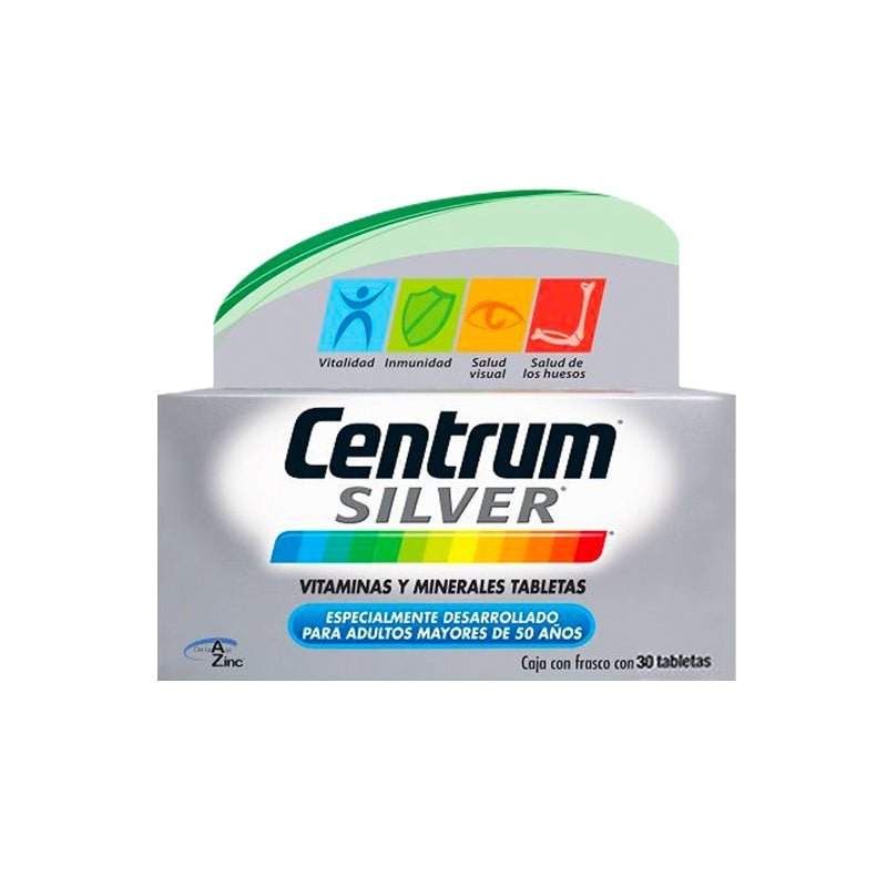 Centrum Silver 30 Tabletas - Farmacias Arrocha