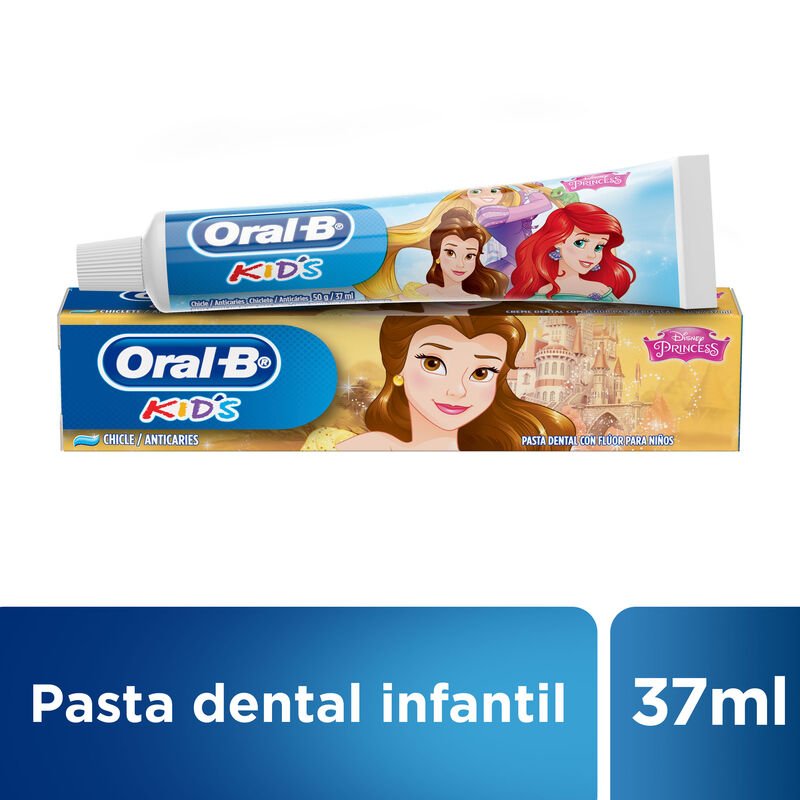 Pasta dental Oral - B Kids Princesas 37 ml - Farmacias Arrocha