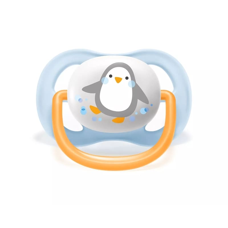 Avent 1 Chupete Ultra Air 0 - 6M / Boy Penguin - Farmacias Arrocha
